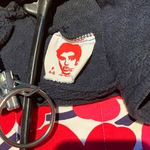 Vintage ‘80s Betsey Johnson Zipper Neck Mini Dress